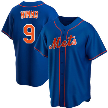 Brandon Nimmo #9 - Game Used Black Jersey - Mets vs. Rockies - 8/26/22 -  Mets Win 7-6