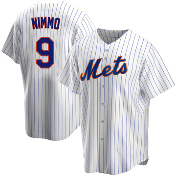 Authentic Men's Brandon Nimmo Royal Blue Jersey - #9 Baseball New