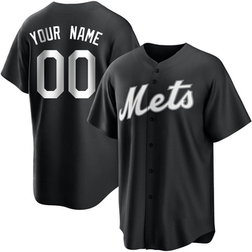 New York Mets K. Jonas Black Custom Number And Name Baseball Jersey Shirt -  Banantees