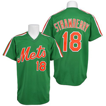 Nike Men's Darryl Strawberry New York Mets Coop Player Replica