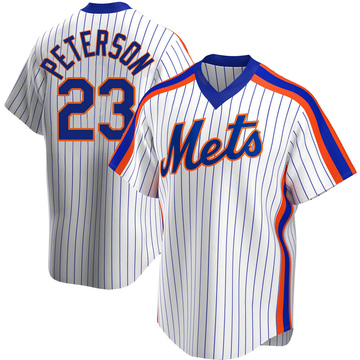 David Peterson #23 - Game Used Road Grey Jersey - Mets Clinch