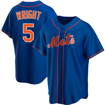 Youth Majestic New York Mets David Wright Jersey –