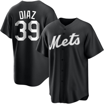 Authentic Men's Edwin Diaz Royal Blue Alternate Jersey - #39 Baseball New  York Mets Flex Base