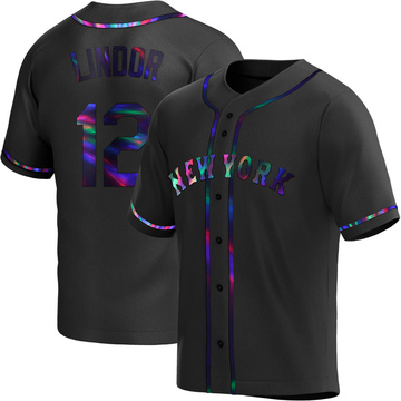 Nike Youth New York Mets Francisco Lindor #12 White Replica Jersey