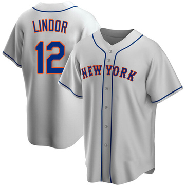 Nike MLB New York Mets (Francisco Lindor) Women's Replica Baseball Jersey - Black S (4-6)