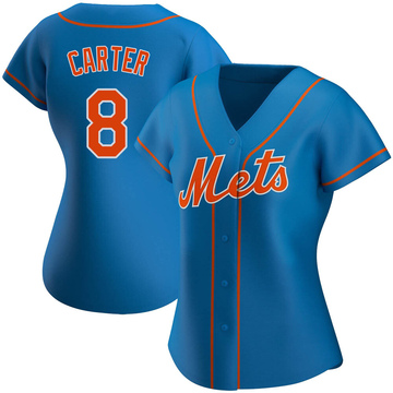 Gary Carter 1986 New York Mets Men's Alternate Blue 25th Cooperstown Jersey