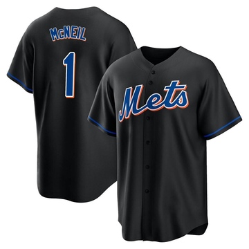 Jeff McNeil New York Mets Autographed Majestic Blue Replica Jersey