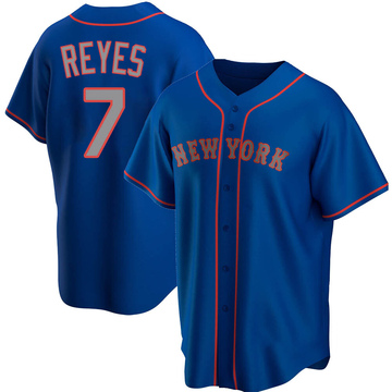Denyi Reyes Women's Nike White New York Mets Home Replica Custom Jersey Size: Small