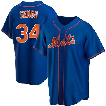 Kodai Senga Men's Nike Royal New York Mets Alternate Replica Custom Jersey