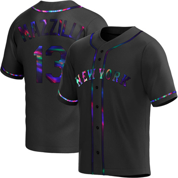 Lee Mazzilli Men's New York Mets Road Jersey - Gray Replica