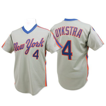 Lenny Dykstra Autographed Signed New York Blue TB Nails Custom Stitched  Baseball Jersey #4 XL- JSA