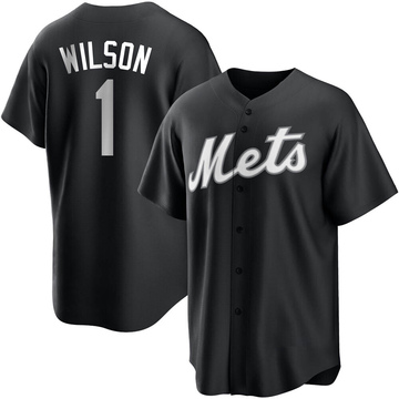 QMJ20 New York Mets Jersey Mookie Wilson #1 Sz 50 w/Patches ***BONUS***