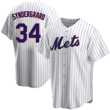 Men's New York Mets #34 Noah Syndergaard Royal Blue Alternate Flex Base  Authentic Collection Baseball Jersey