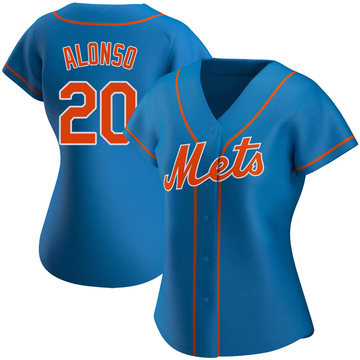Authentic Men's Pete Alonso Grey Road Jersey - #20 Baseball New York Mets  Flex Base