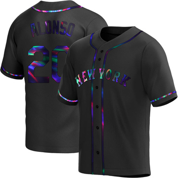 Pete Alonso New York Mets Jersey black – Classic Authentics