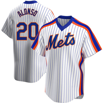 Authentic Men's Pete Alonso White Alternate Jersey - #20 Baseball New York  Mets Flex Base