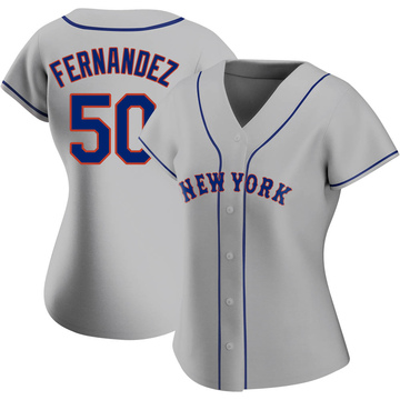 Sid Fernandez Signed New York Grey Baseball Jersey (JSA) — RSA