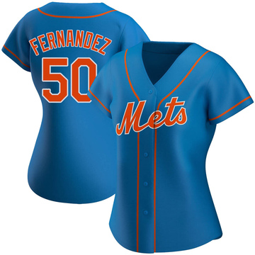 1986 Sid Fernandez Playoffs Game Worn New York Mets Jersey., Lot #59324