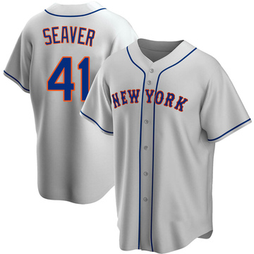 Tom Seaver New York Mets Alternate Black Jersey w/ Team Patch Men's  (M-2XL)