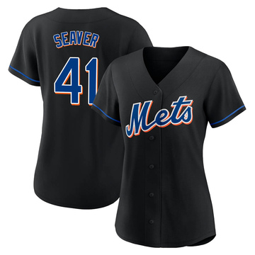 TOM SEAVER  New York Mets 1969 Home Majestic MLB Throwback Jersey