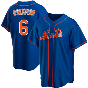 Wally Backman New York Mets Men's Royal Roster Name & Number T-Shirt 