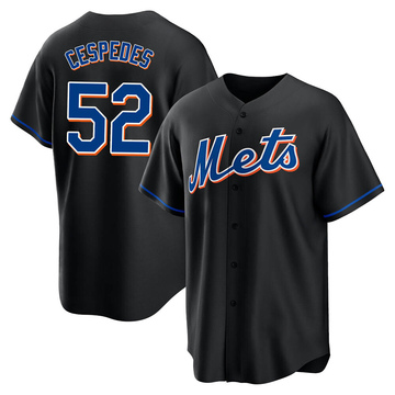 Men's New York Mets Yoenis Cespedes Majestic Royal Official Name and Number  T-Shirt