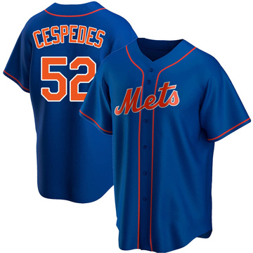 Men's Majestic Threads Yoenis Cespedes Black New York Mets Tri